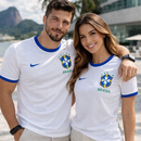 [ESQUENTA COPA] Compre 1 leve 2 -  Camisa seleção - Branca Tradicional