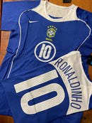 Camisa Seleção Ronaldinho Retrô 2006 Nike - Azul